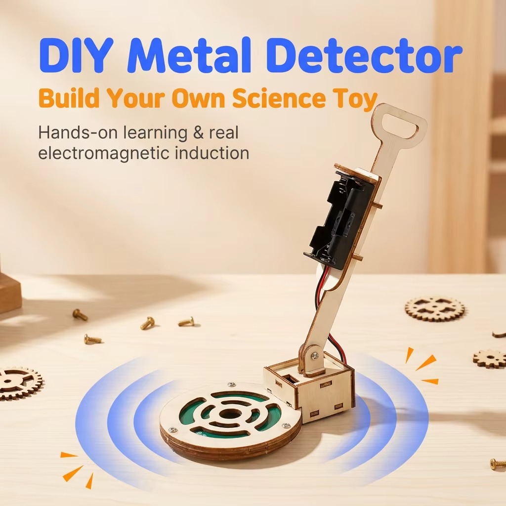 Is Learning Science A Hobby - DIY Metalldetektor-Bausatz Wissenschaftliche Bildungs-Experimentmodelle Physik STEM