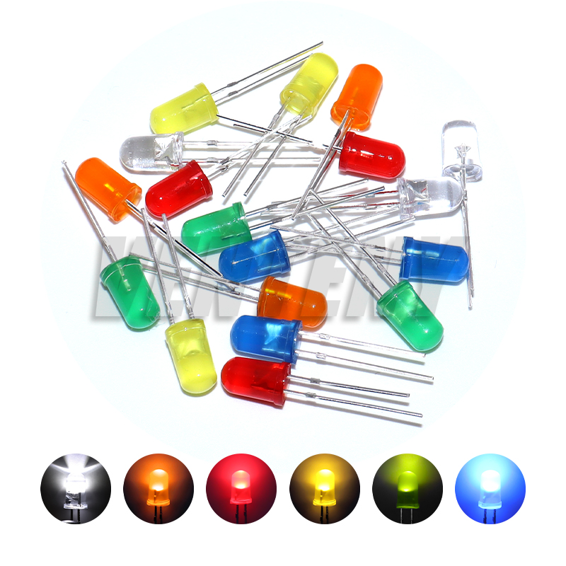 Science And Hobby - 5 mm diffuses LED-Dioden-Set, Lampe, Leuchtdiode,