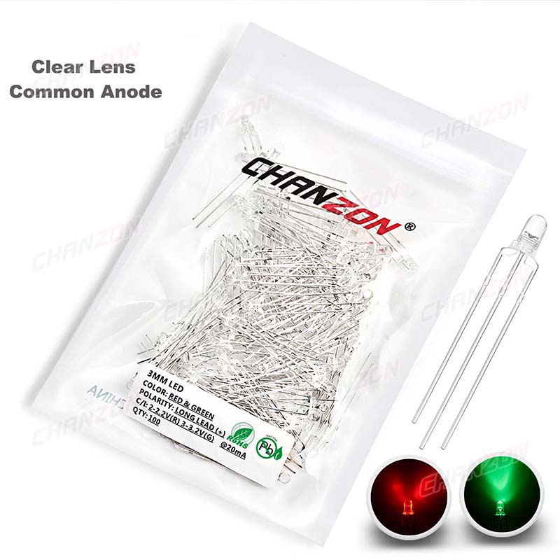 Zweifarbige 3 mm LED-Leuchtdio – Science And Hobby Bewertung und Preis