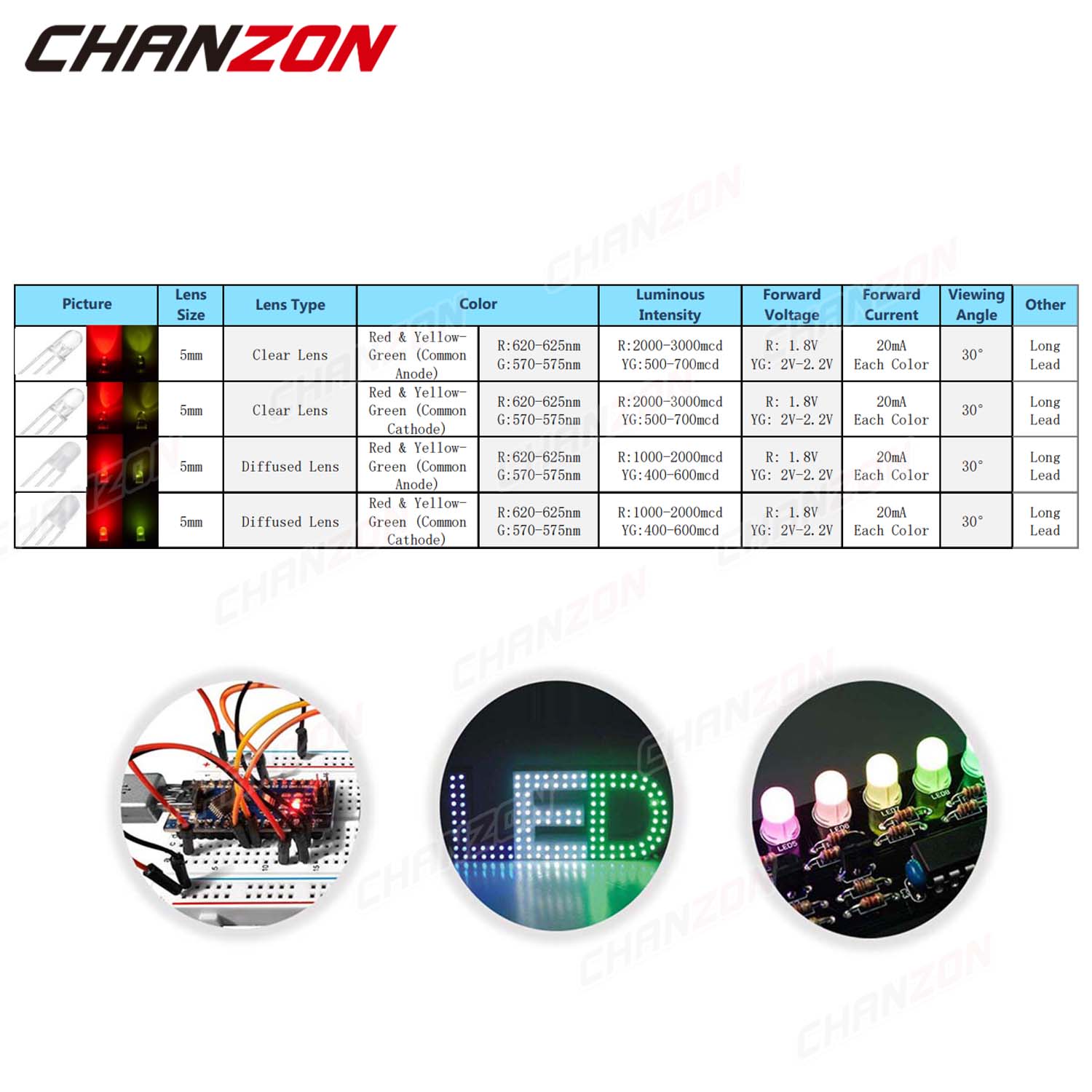 100 Stück 5 mm LED-Leuchtdiode – Science And Hobby Bewertung und Preis